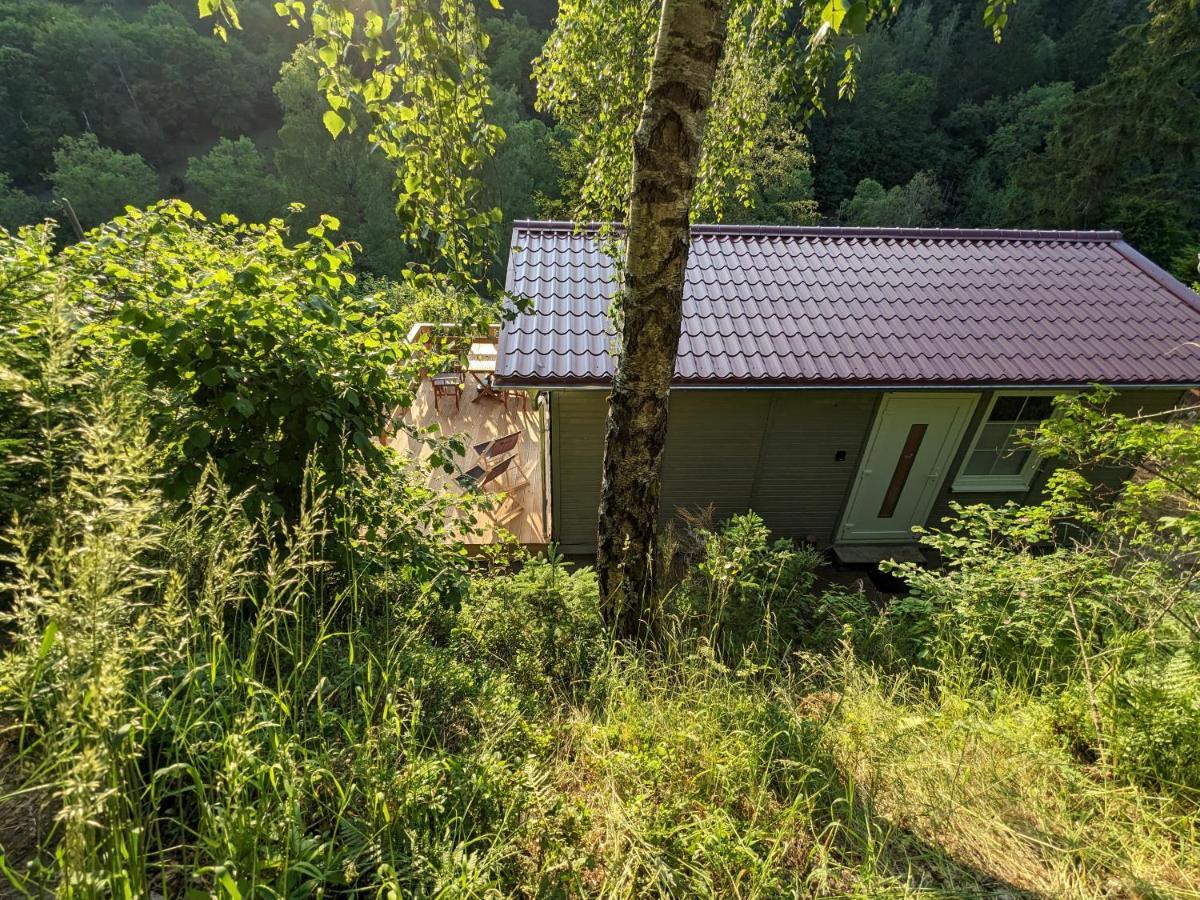Ruhiges Ferienhaus Mit Sauna: Hellaberg III Лангенбах Экстерьер фото
